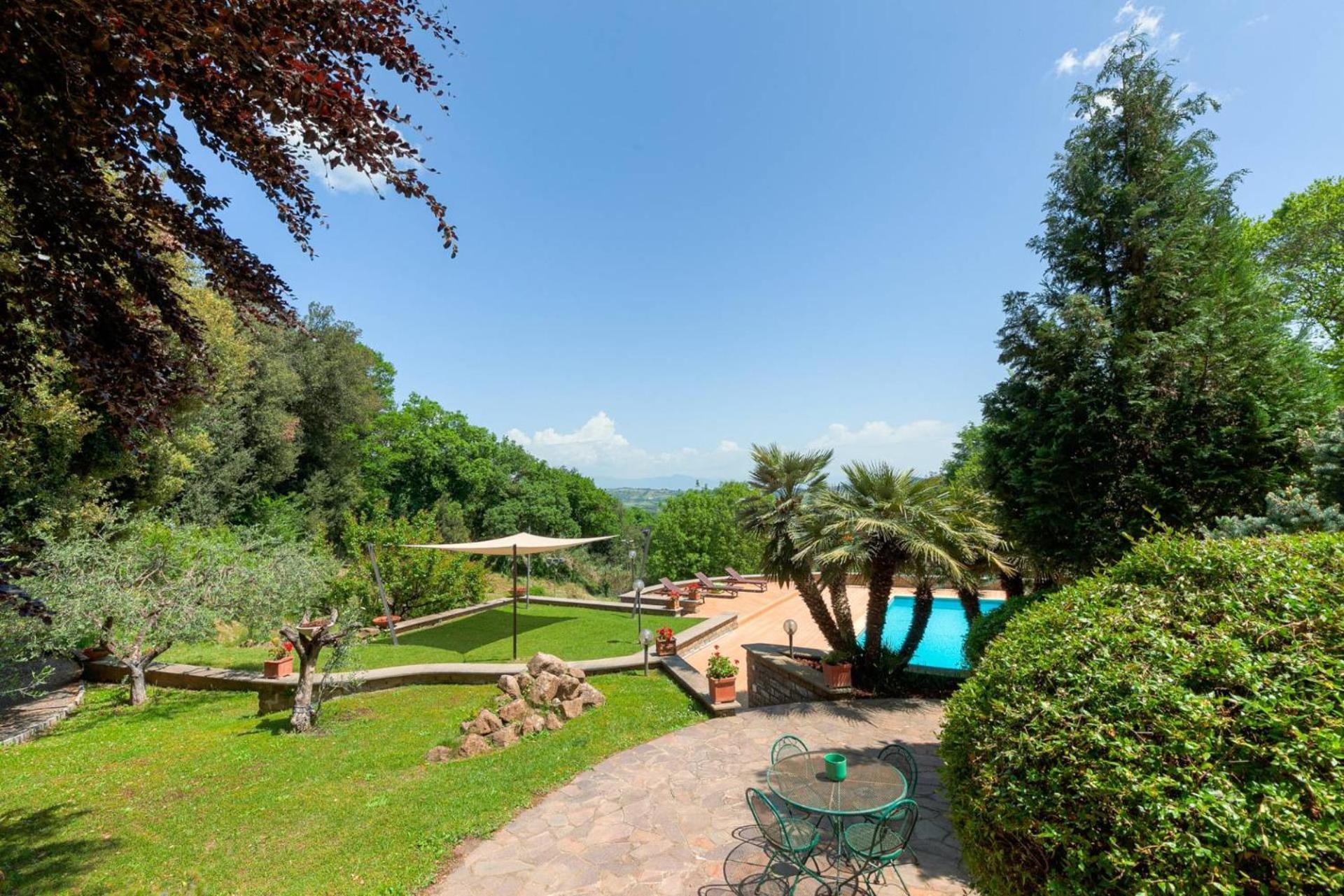 Villa Carolina - Piscina E Parco Panoramico Campagnano Di Roma Extérieur photo