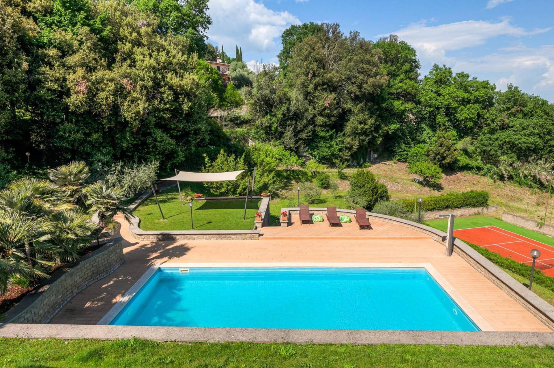 Villa Carolina - Piscina E Parco Panoramico Campagnano Di Roma Extérieur photo
